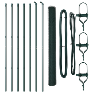 Recinzione Esagonale  Verde 1,5x10 m Acciaio