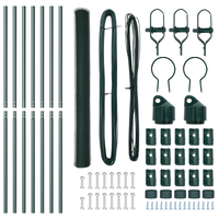 Recinzione Esagonale  Verde 1,5x10 m Acciaio