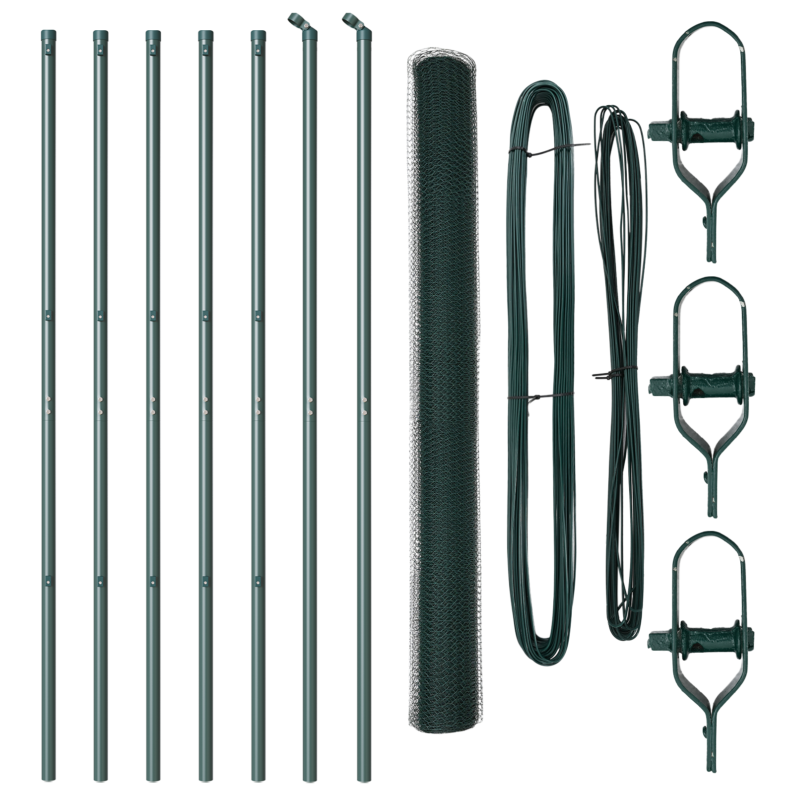 Recinzione Esagonale  Verde 1.5x10 m Acciaio