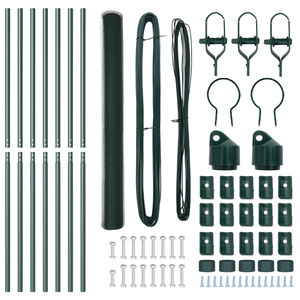 Recinzione Esagonale  Verde 1,6x10 m Acciaio