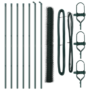 Recinzione esagonale  Verde 1,6x10 m Acciaio