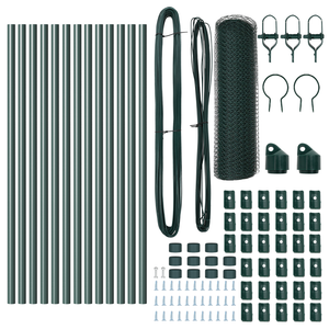Recinzione Esagonale  Verde 0.4x25 m Acciaio