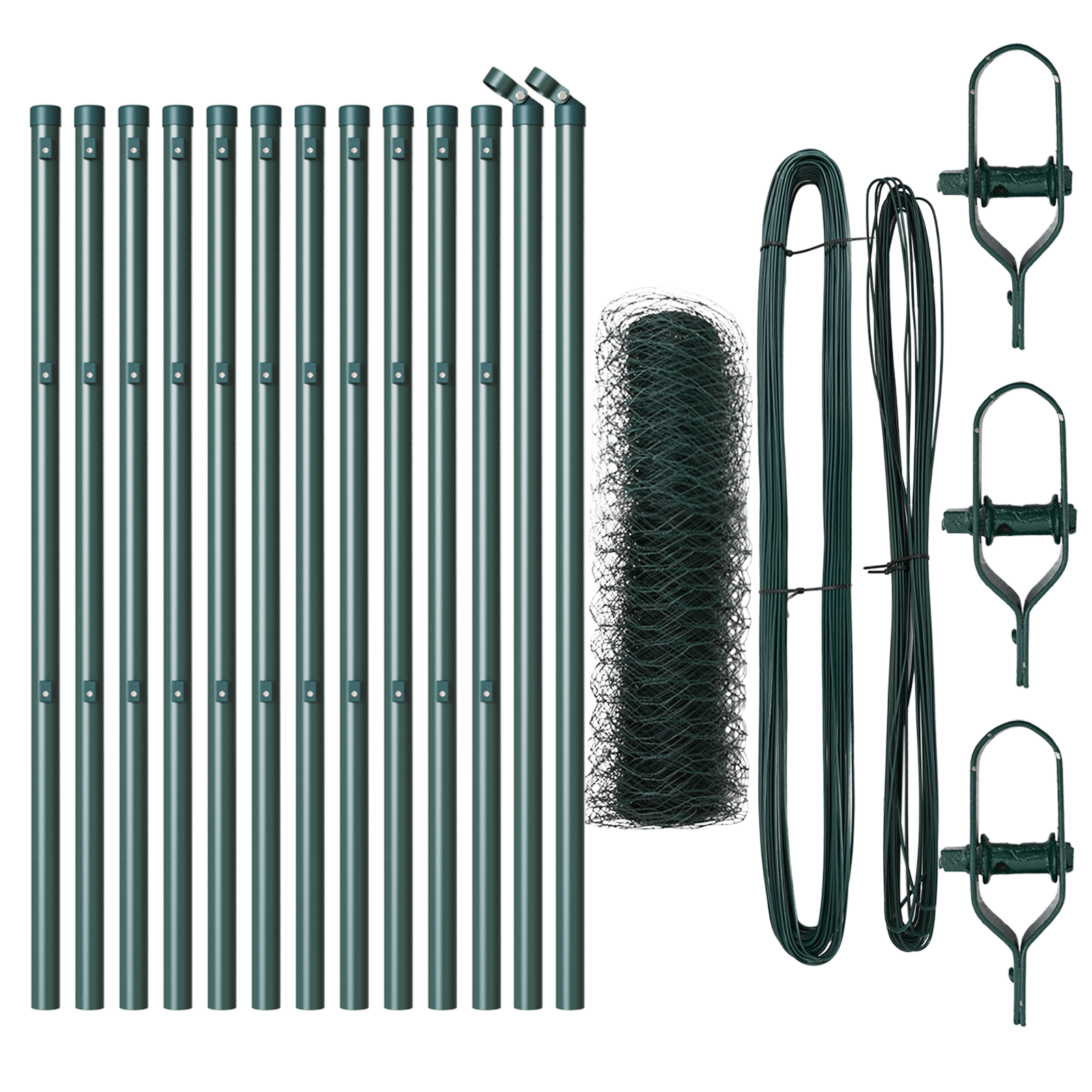 Recinzione Esagonale  Verde 0.4x25 m Acciaio