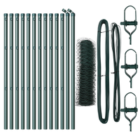 Set di Recinzione Set di 2 Verde Foresta