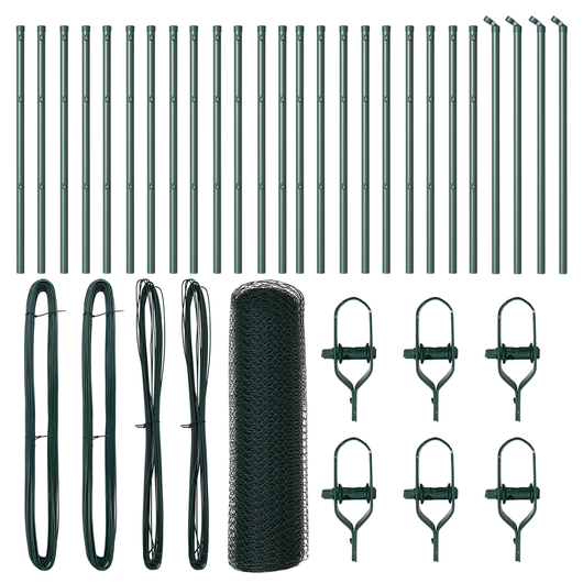 Recinzione Esagonale  Verde 0.5x50 m Acciaio