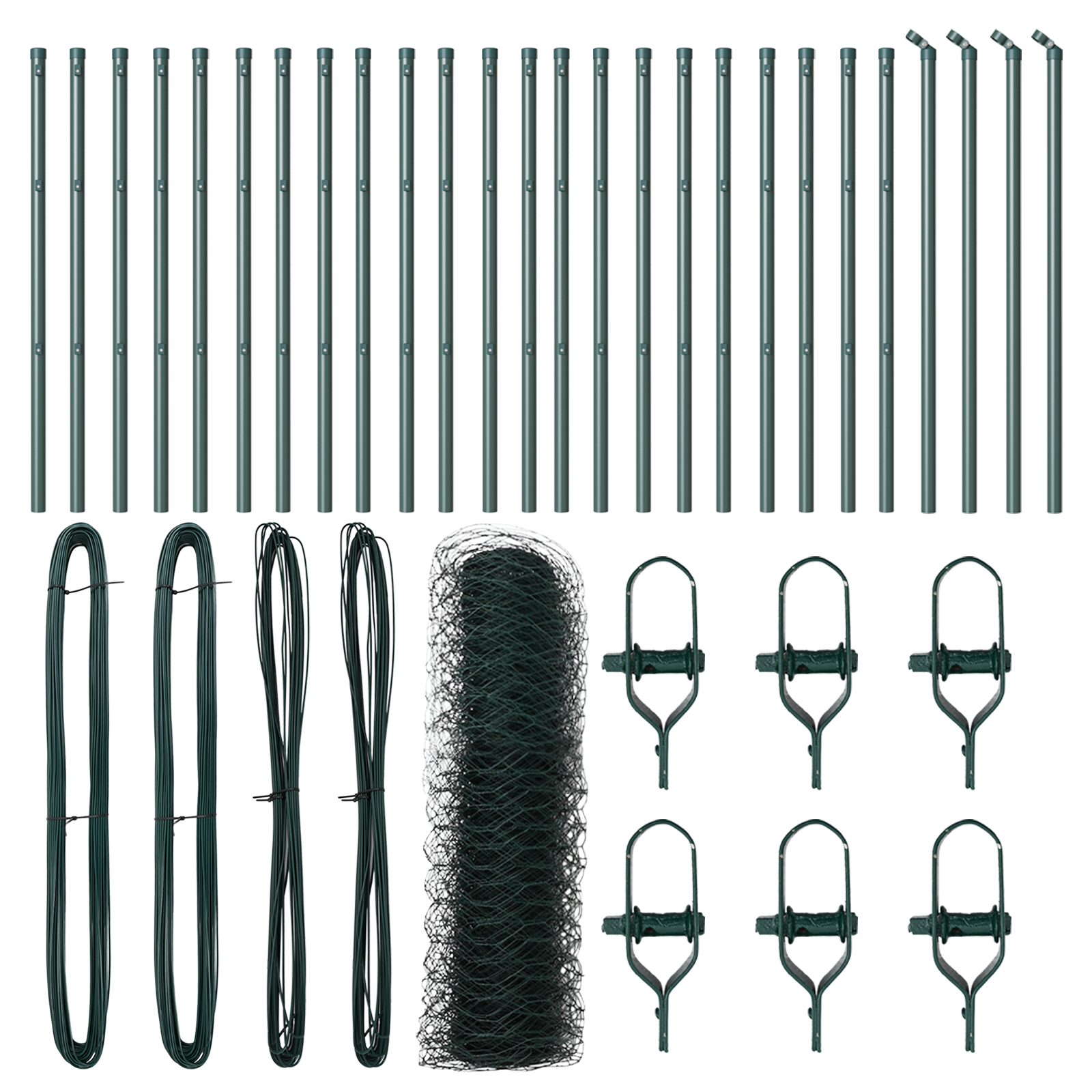 Recinzione Esagonale  Verde 0.6x50 m Acciaio