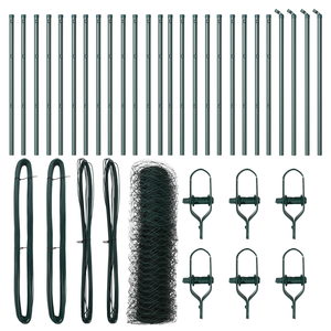 Recinzione Esagonale  Verde 0.6x50 m Acciaio