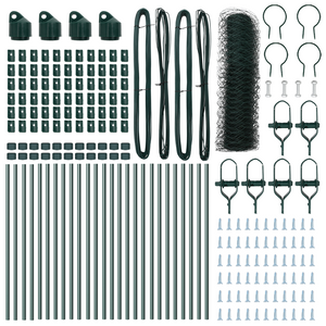 Recinzione Esagonale  Verde 0.6x50 m Acciaio