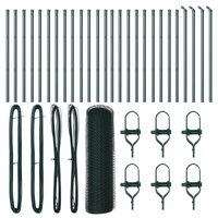 Recinzione Esagonale  Verde 0.8x50 m Acciaio