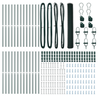 Recinzione Esagonale  Verde 1x50 m Acciaio