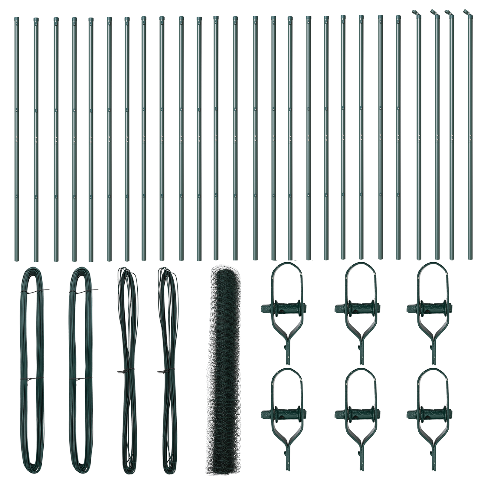 Recinzione Esagonale  Verde 1,4x50 m Acciaio