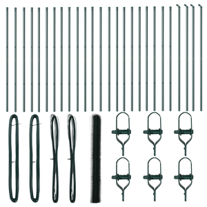 Recinzione Esagonale Verde 1.6x50 m Acciaio