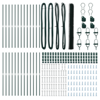 Recinzione Esagonale Verde 1.6x50 m Acciaio