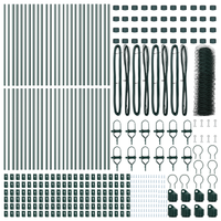 Recinzione Esagonale Verde 0,4x100 m Acciaio