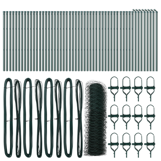 Recinzione Esagonale  Verde 0,4x100 m Acciaio