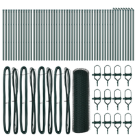 Recinzione Esagonale  Verde 0.6x100 m Acciaio