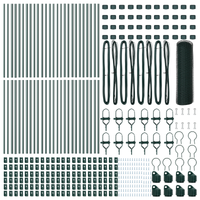 Recinzione Esagonale  Verde 0.6x100 m Acciaio