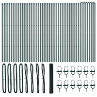 Recinzione esagonale  Verde 1x100 m Acciaio
