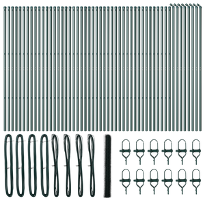 Recinzione Esagonale  Verde 1.5x100 m Acciaio