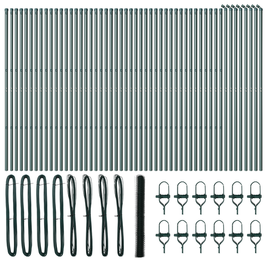 Recinzione Esagonale  Verde 1.6x100 m Acciaio