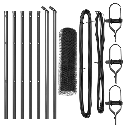 Recinzione Esagonale  Grigia 0.5x10 m in Acciaio