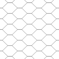 Recinzione Esagonale  Grigio 0.5x10 m Acciaio