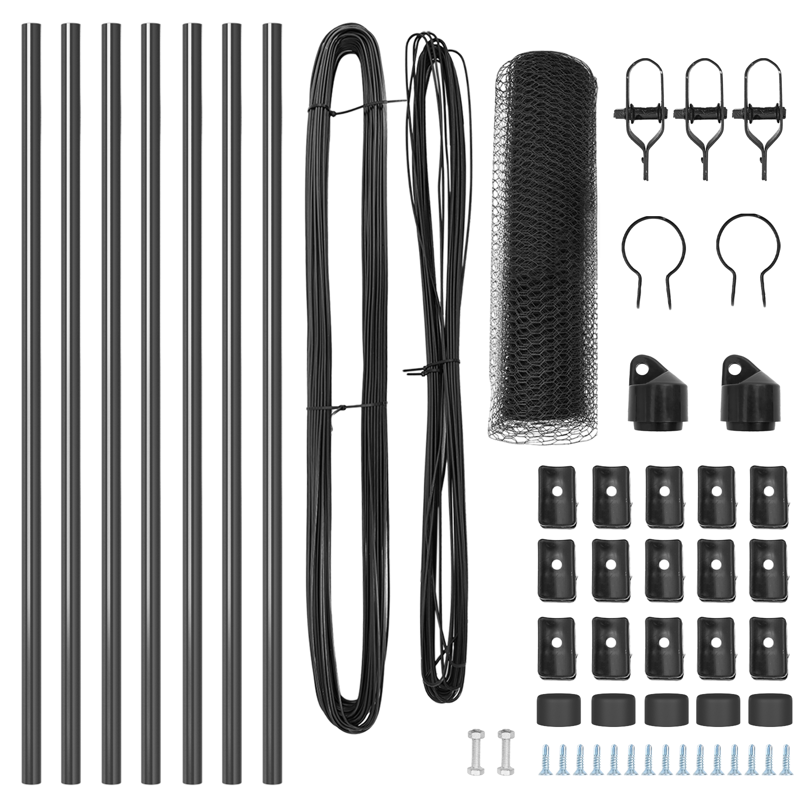 Recinzione Esagonale  Grigia 0.8x10 m in Acciaio