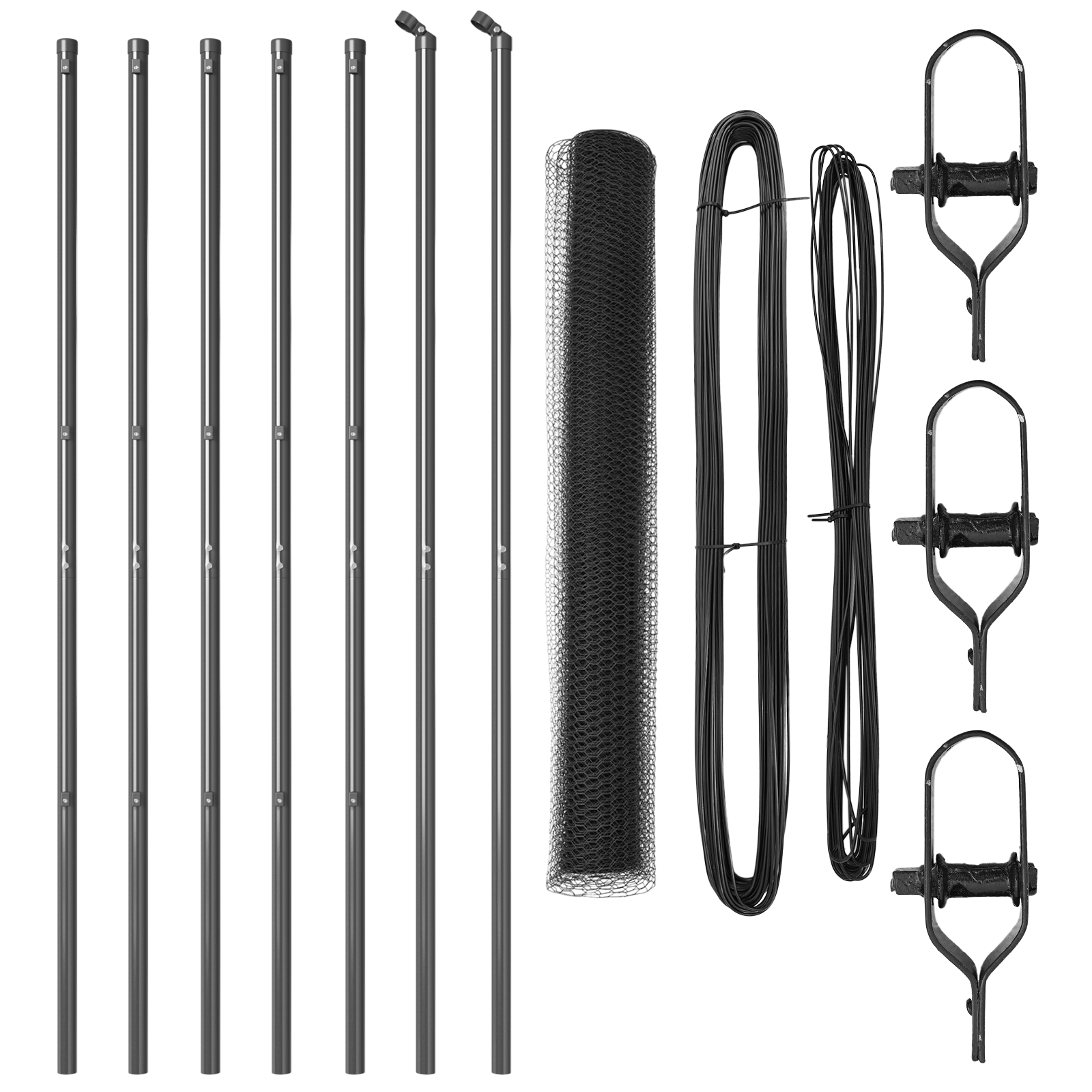 Recinto Esagonale  Grigio 1.4x10 m Acciaio