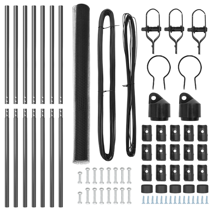 Recinzione Esagonale  Grigio 1,6x10 m Acciaio