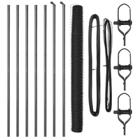 Recinzione esagonale  Grigia 1,6x10 m Acciaio