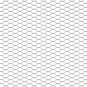 Recinzione Esagonale  Grigio 0.4x25 m Acciaio