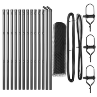 Recinzione Esagonale  Grigio 0.4x25 m Acciaio