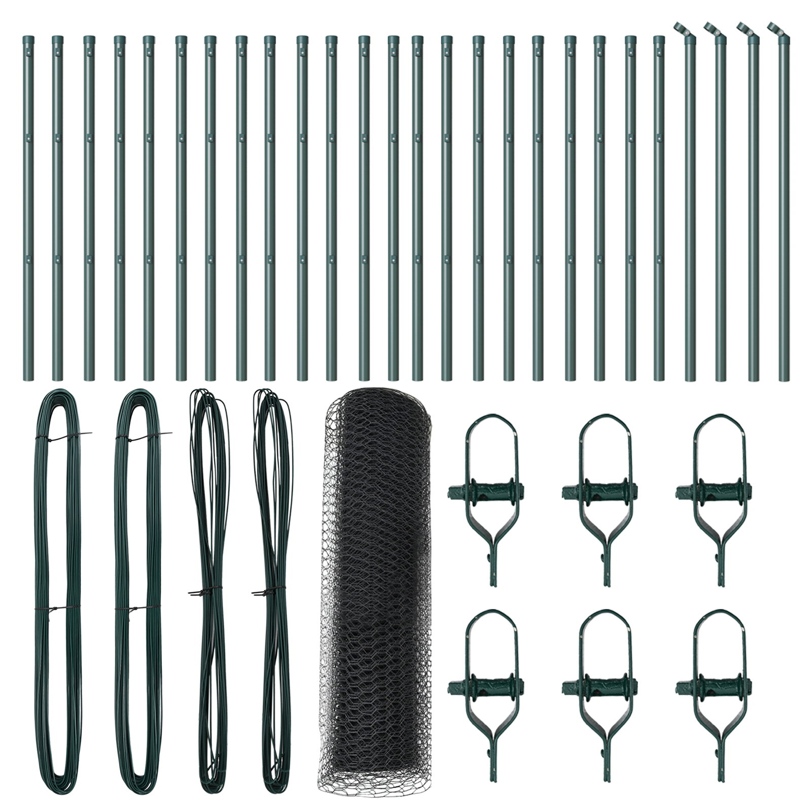 Recinzione esagonale  Grigia 0.4x50 m Acciaio