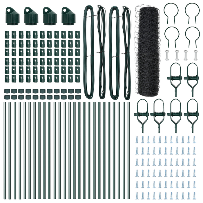 Recinzione Esagonale  Grigia 0.5x50 m Metallo