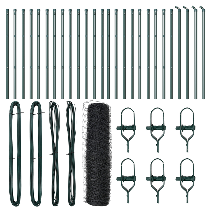 Recinzione Esagonale  Grigia 0.6x50 m Acciaio