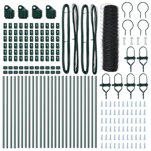 Recinzione Esagonale  Grigio 0,6x50 m Acciaio