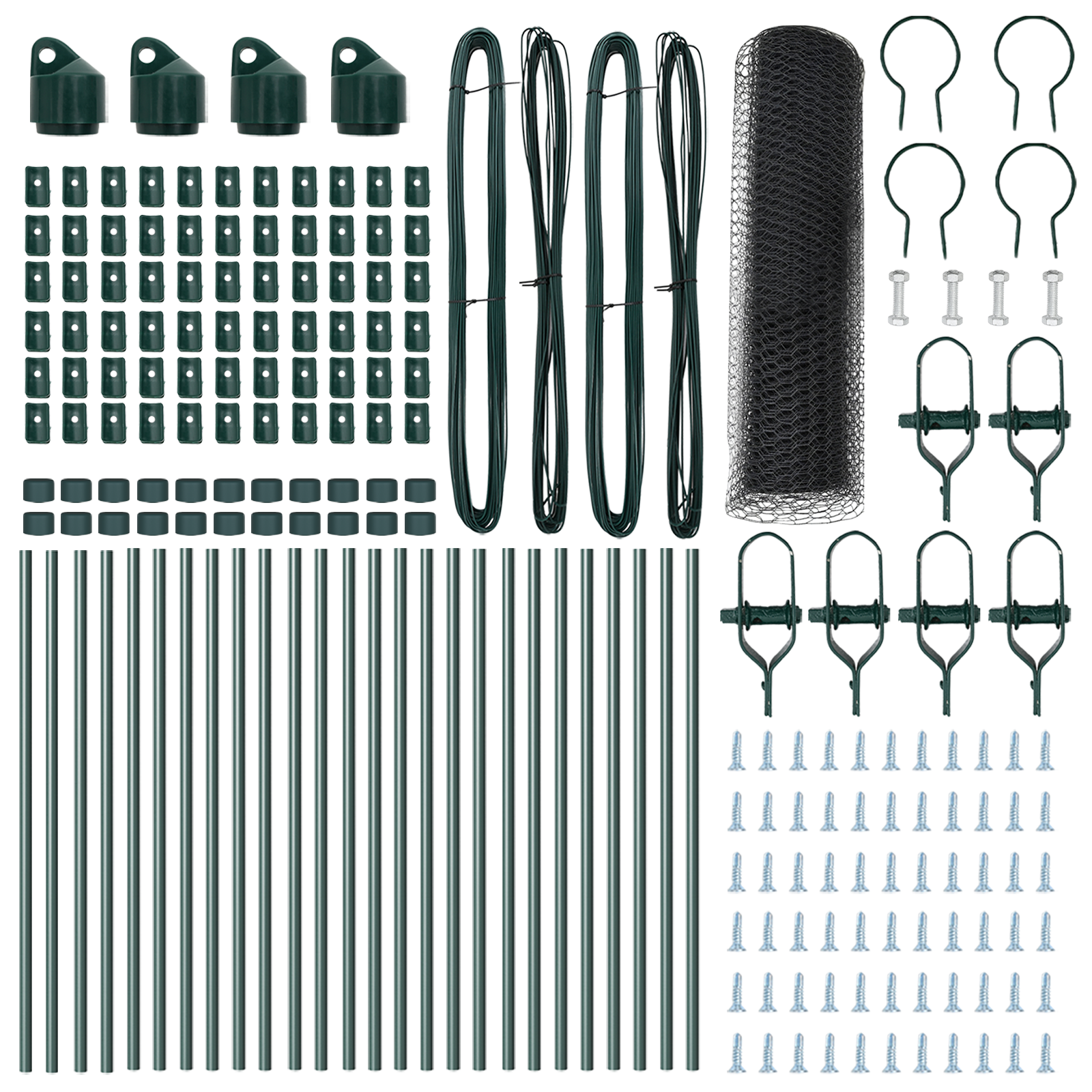 Recinzione Esagonale  Grigia 0.8x50 m Acciaio