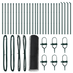 Recinzione Esagonale  Grigia 0,8x50 m Acciaio