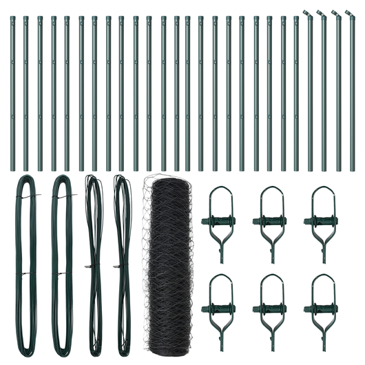 Recinzione Esagonale  Grigia 0,8x50 m Acciaio