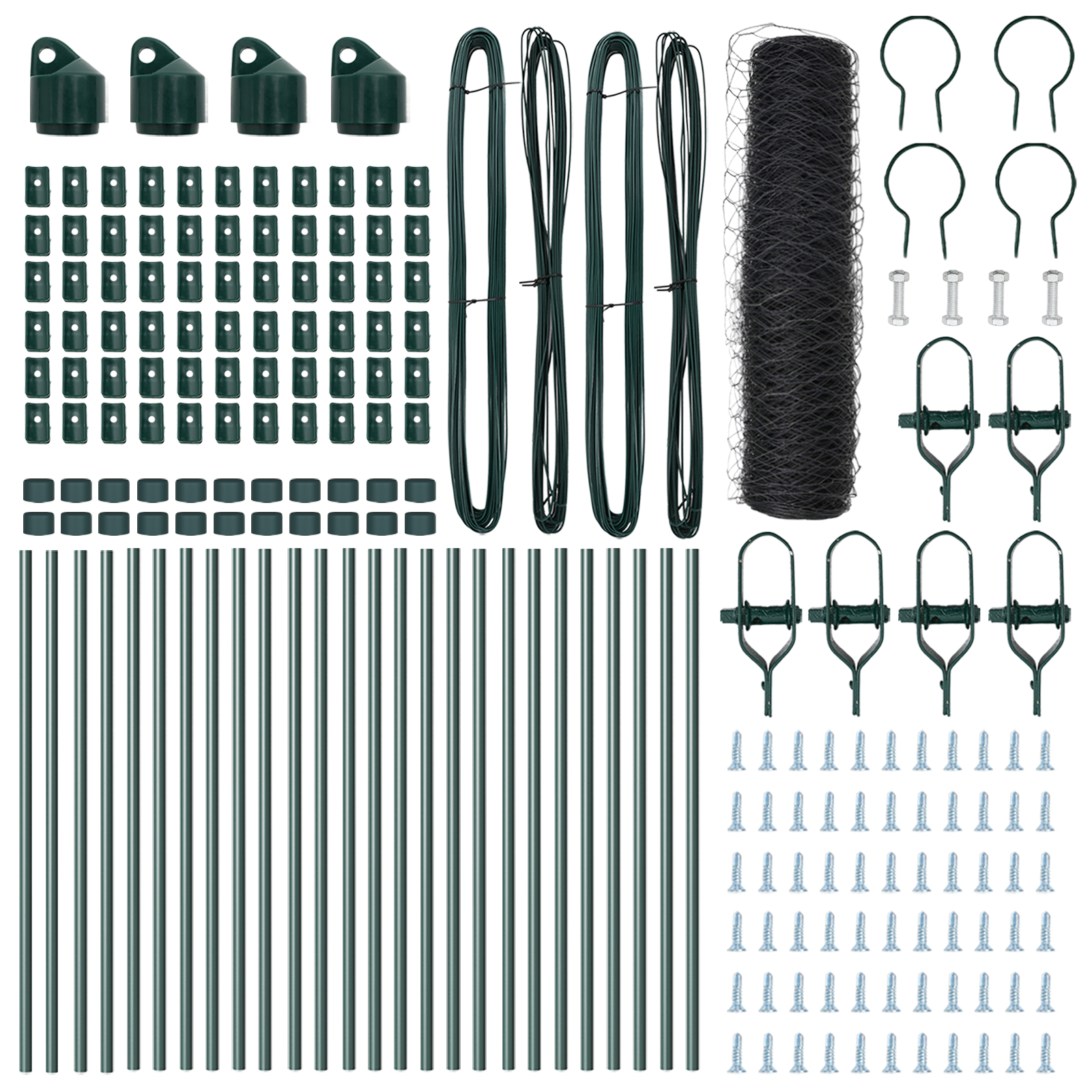 Recinzione Esagonale  Grigia 0,8x50 m Acciaio