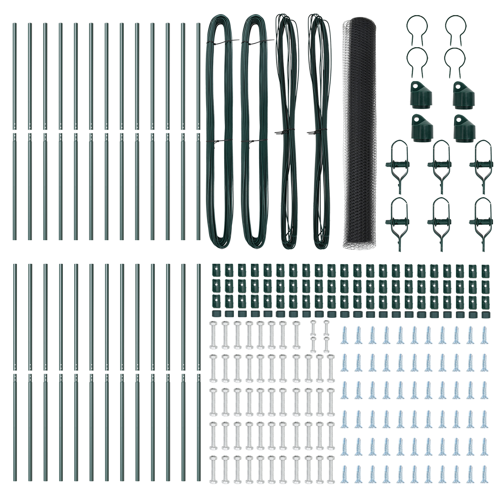 Recinzione Esagonale  Grigia 1.2x50 m Acciaio