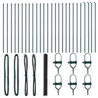 Recinzione Esagonale  Grigia 1.5x50 m Acciaio