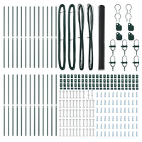 Recinzione Esagonale Grigia 1,5x50 m in Acciaio