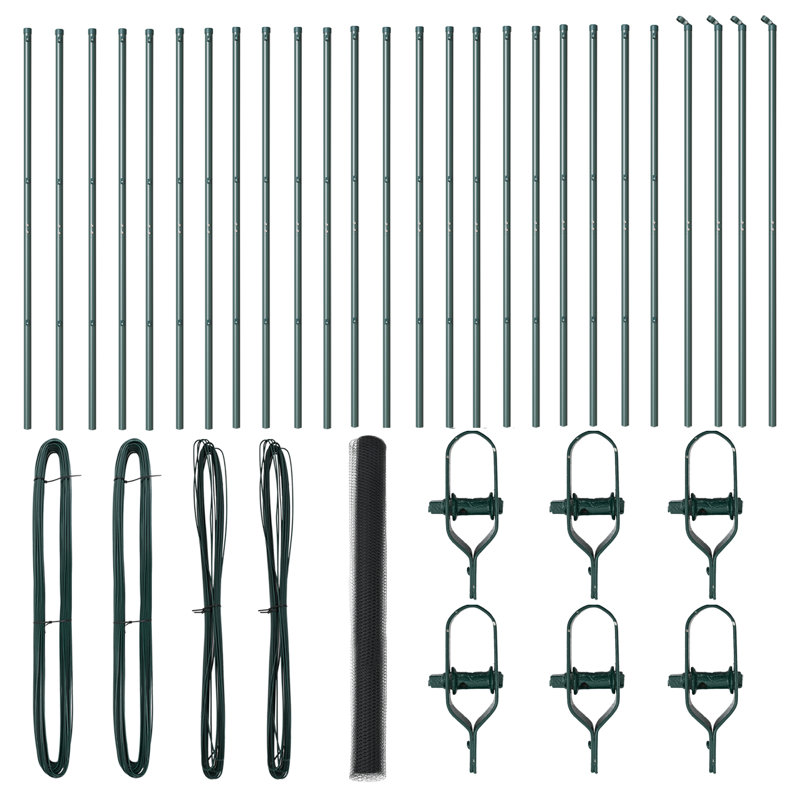 Recinzione Esagonale  Grigia 1,6x50 m Acciaio