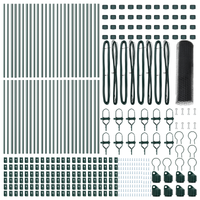 Recinzione Esagonale Grigia 0.4x100 m Acciaio