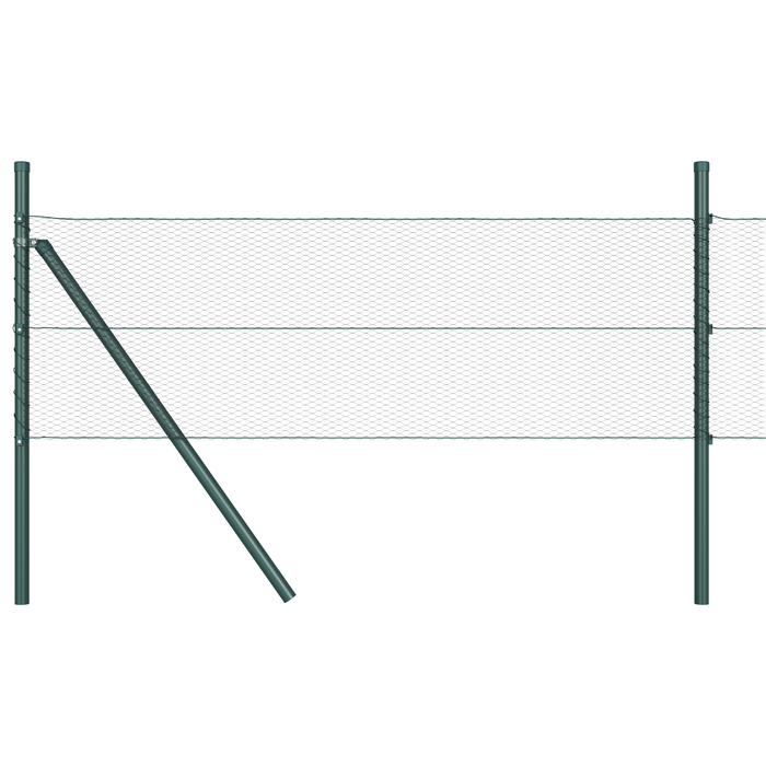 Recinzione esagonale  Grigio 0,6x100 m Acciaio