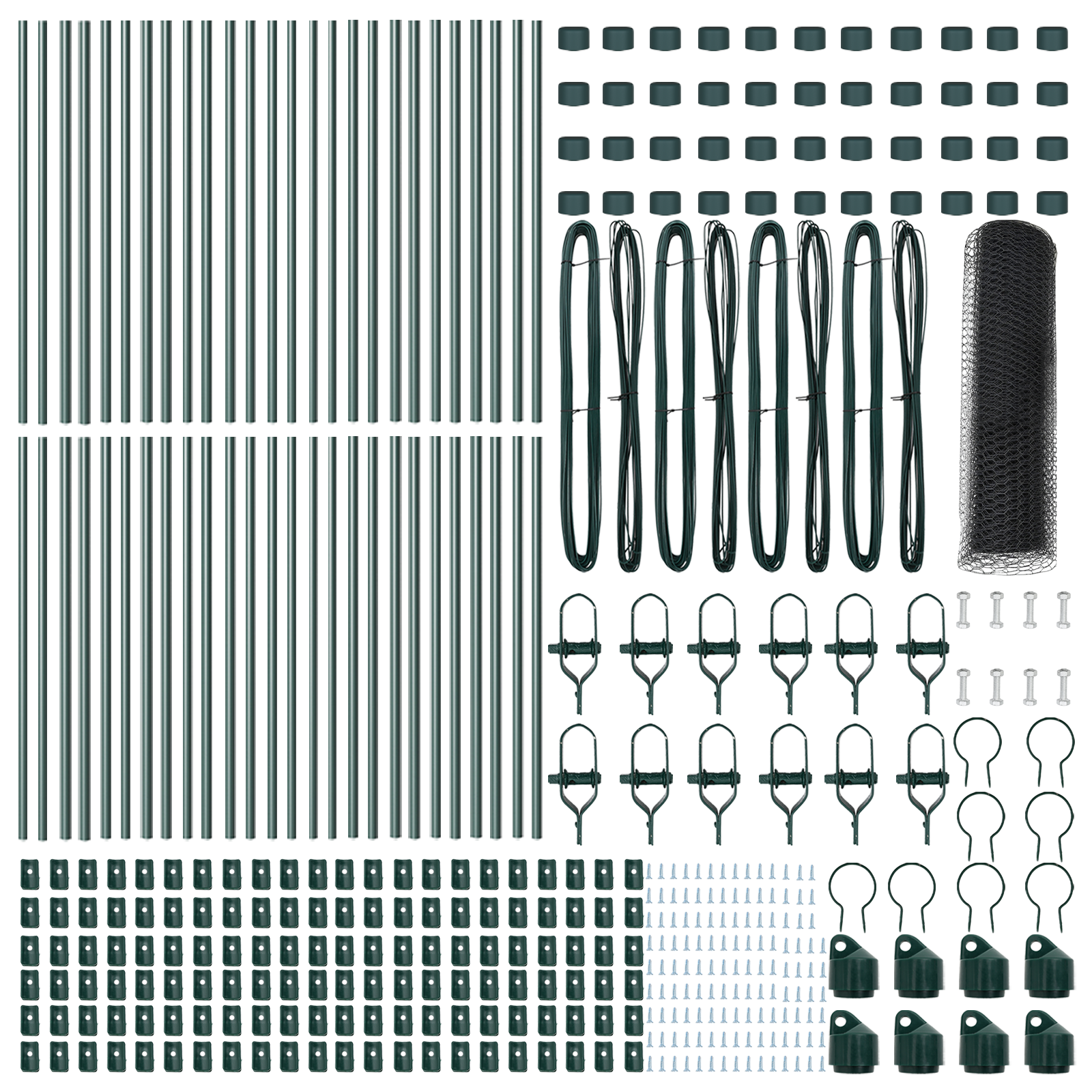 Recinzione esagonale  Grigio 0,6x100 m Acciaio