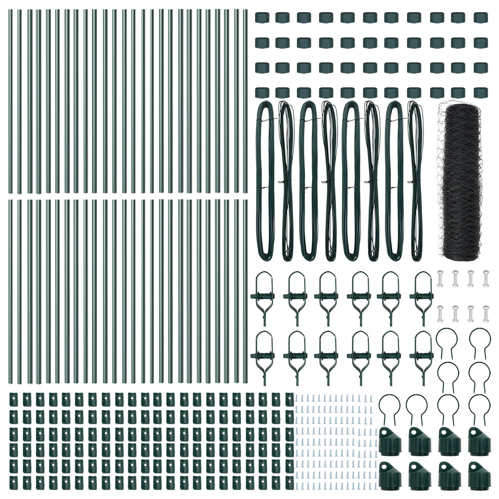 Recinzione Esagonale  Grigia 0.8x100 m Acciaio