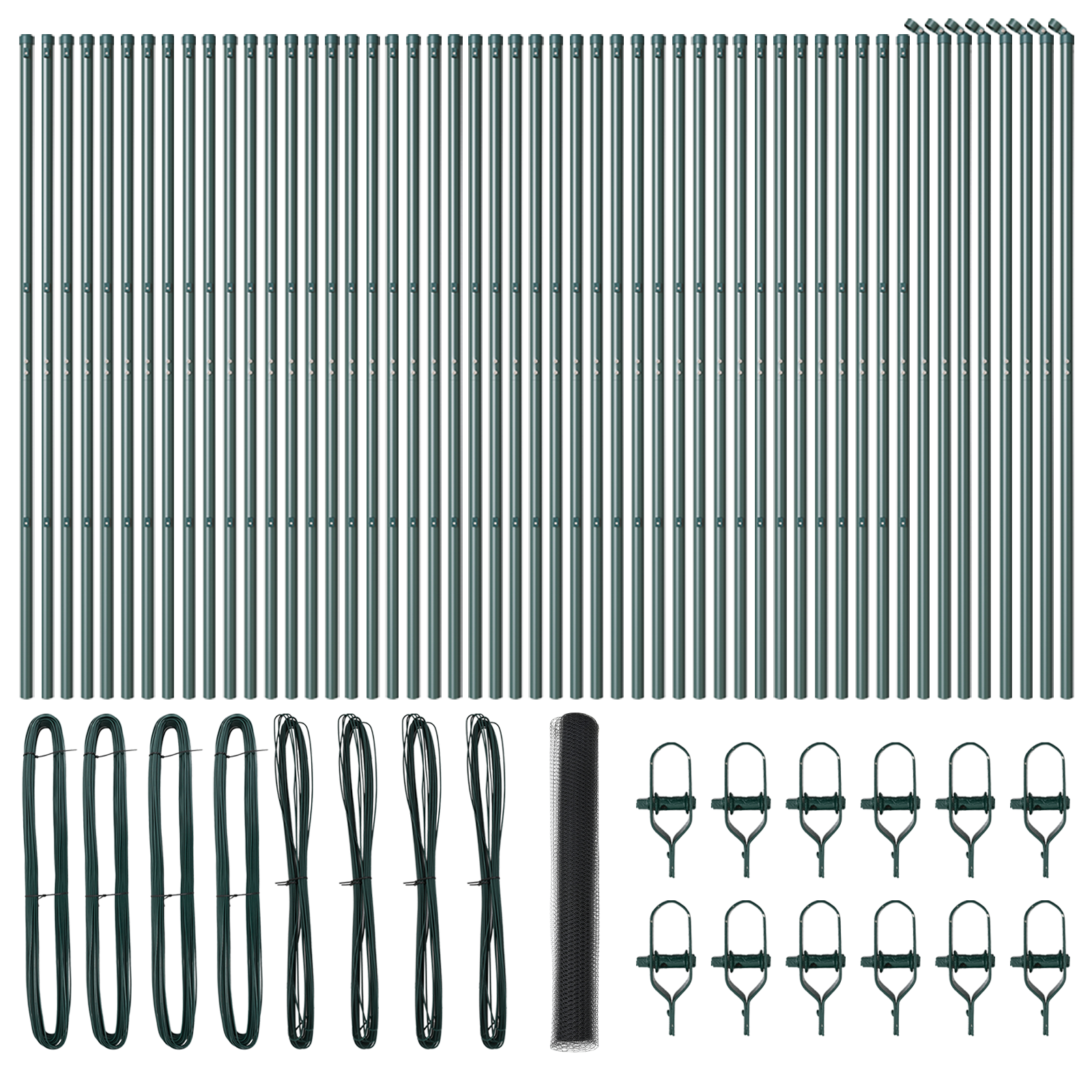 Recinzione Esagonale  Grigia 1,2x100 m in Acciaio