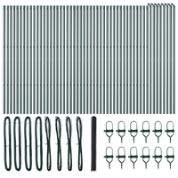Recinzione Esagonale  Grigia 1.5x100 m in Acciaio